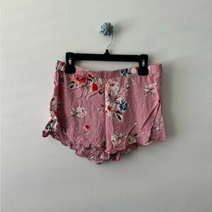 Floral Pink Shorts